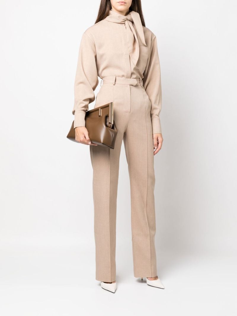 Brown First Leather Shoulder Bag