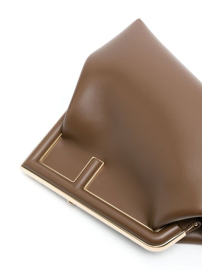 Brown First Leather Shoulder Bag