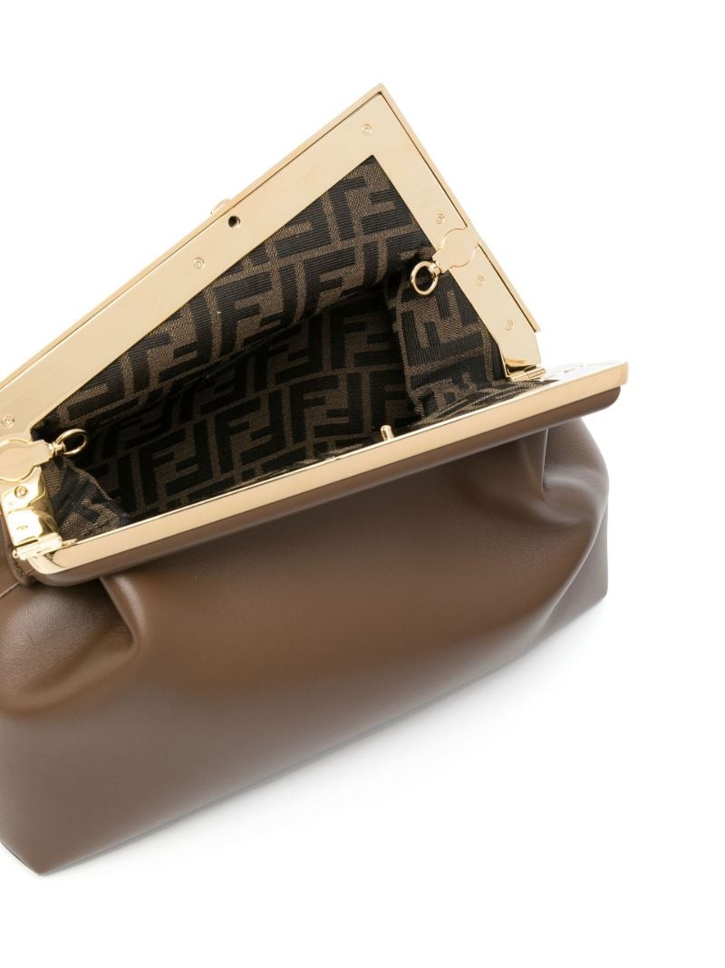 Brown First Leather Shoulder Bag