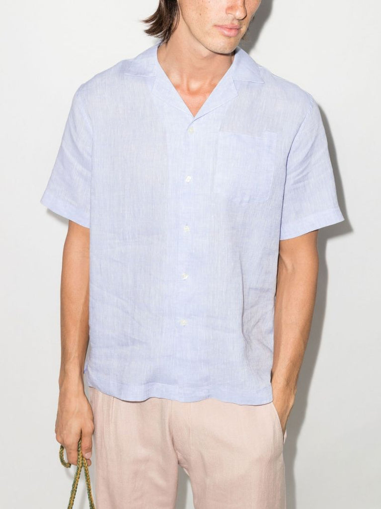 Blue Angelo Linen Shirt