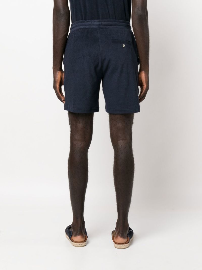 Blue Augusto Terry Track Shorts
