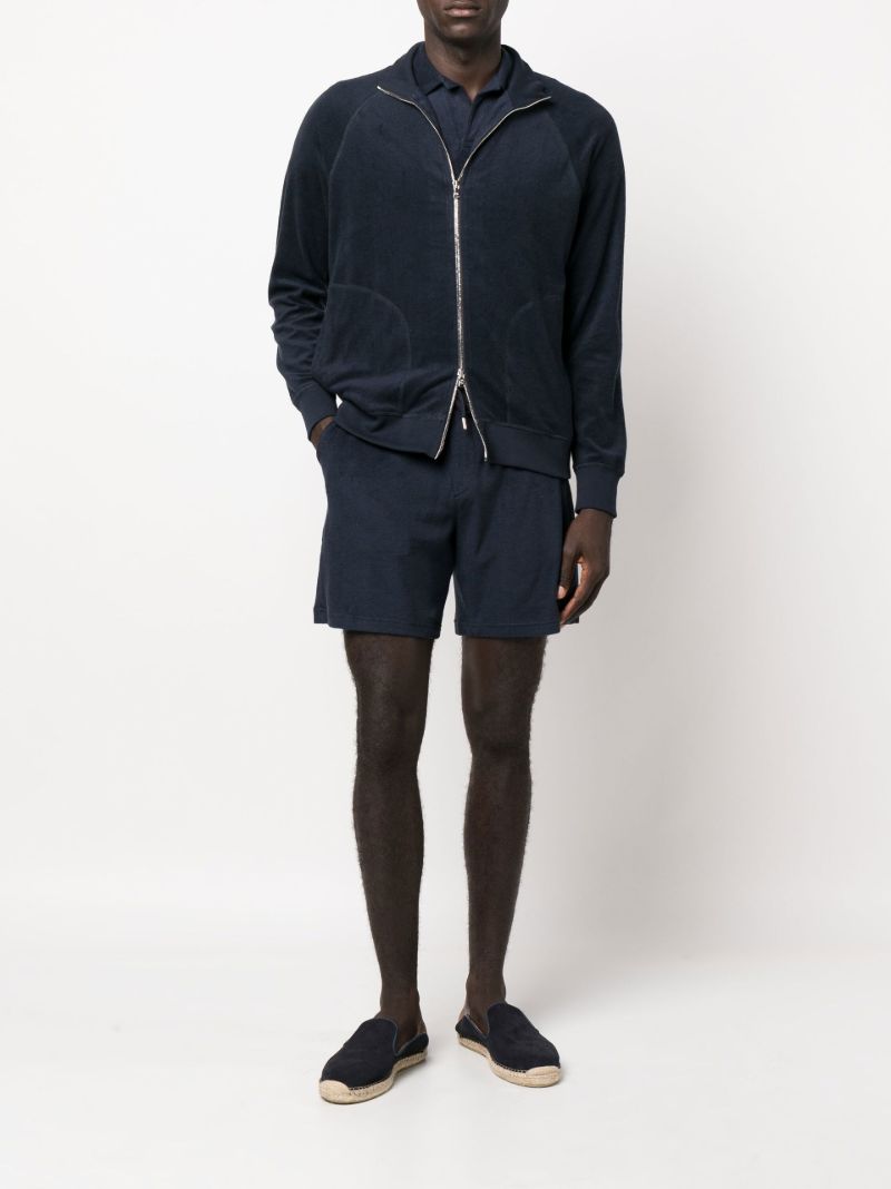 Blue Augusto Terry Track Shorts