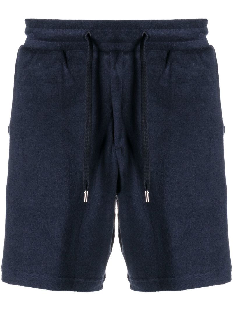Blue Augusto Terry Track Shorts