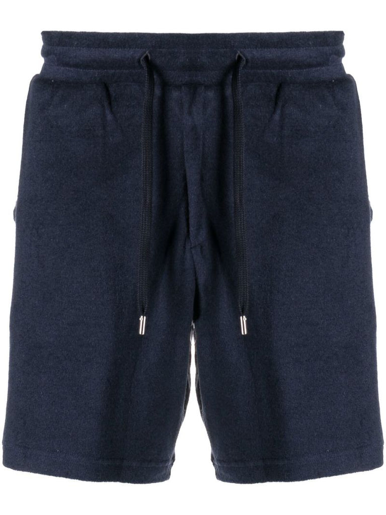 Blue Augusto Terry Track Shorts
