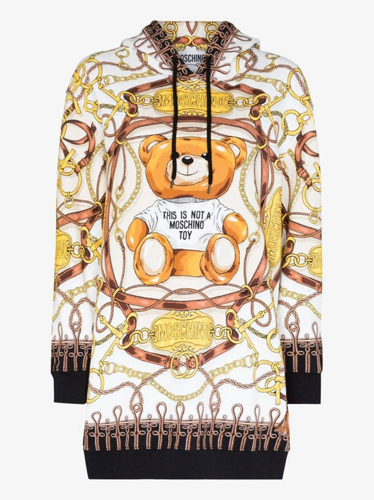 Toy Bear Print Hoodie