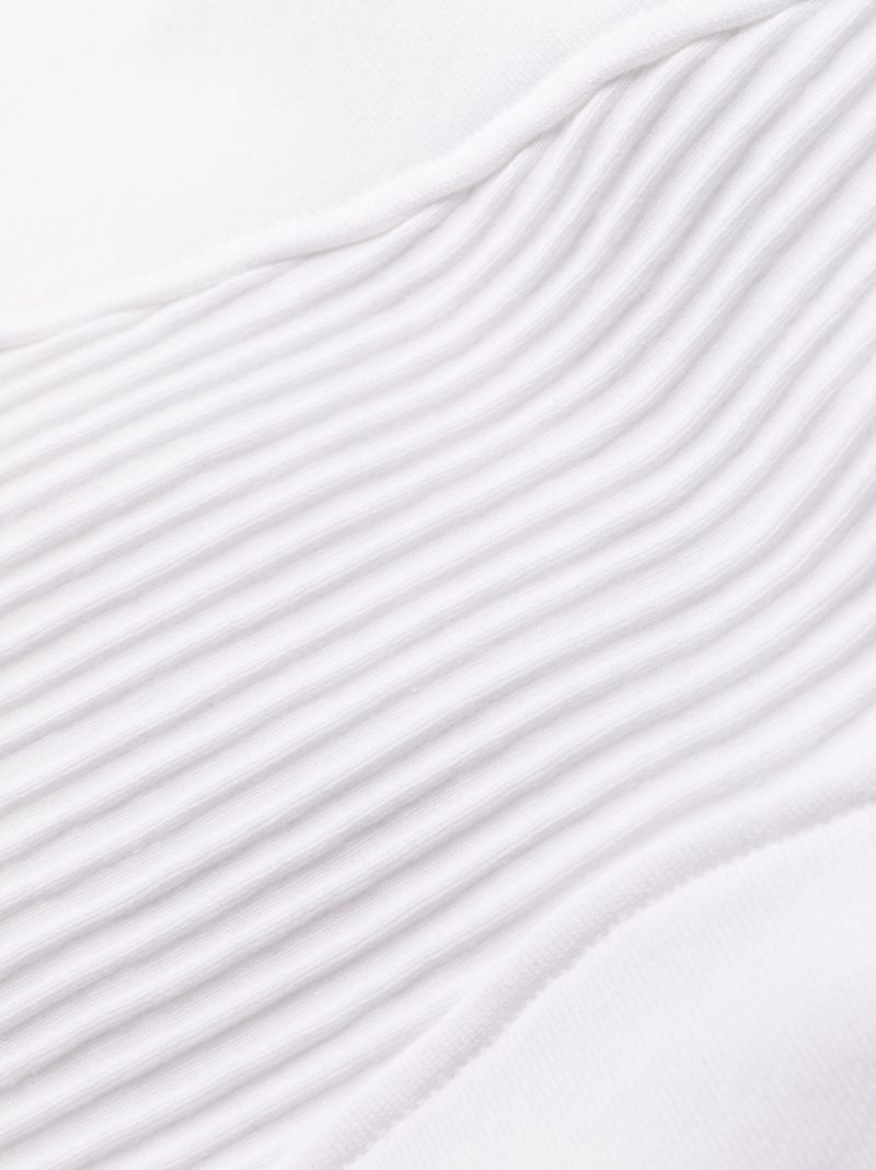White Logo Cotton Track Pants