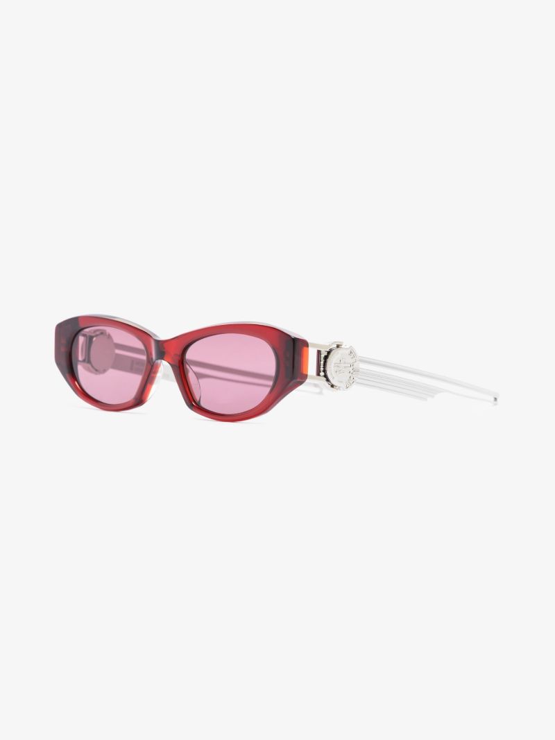 X Gentle Monster Red Swipe 2 Oval Sunglasses