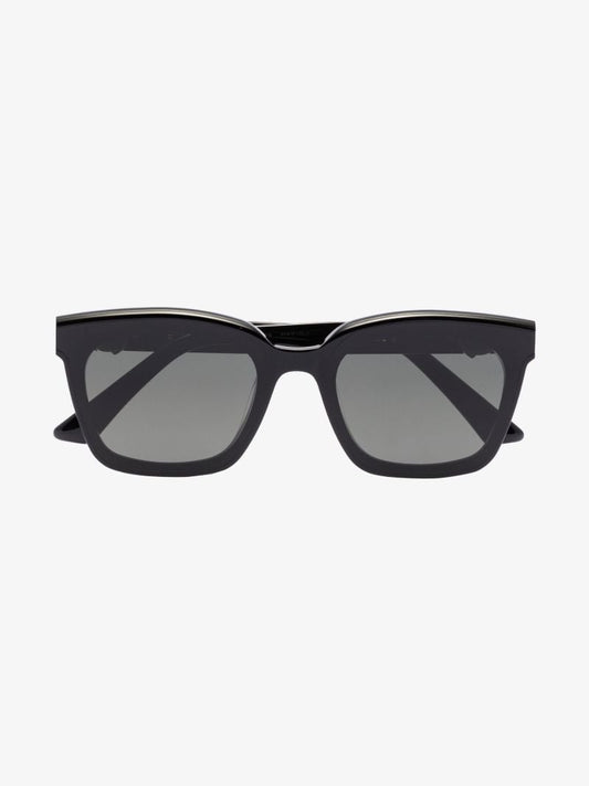 X Gentle Monster Black Swipe 3 Square Sunglasses