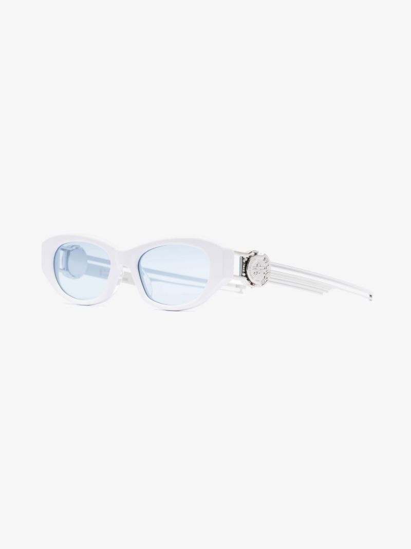 X Gentle Monster White Swipe 2 Rc3 Sunglasses