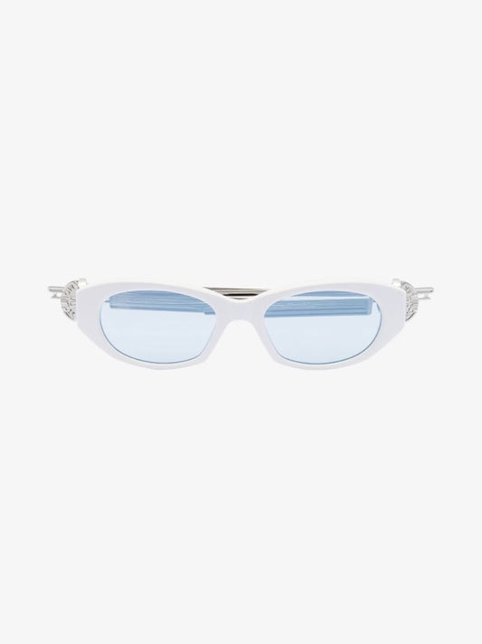 X Gentle Monster White Swipe 2 Rc3 Sunglasses