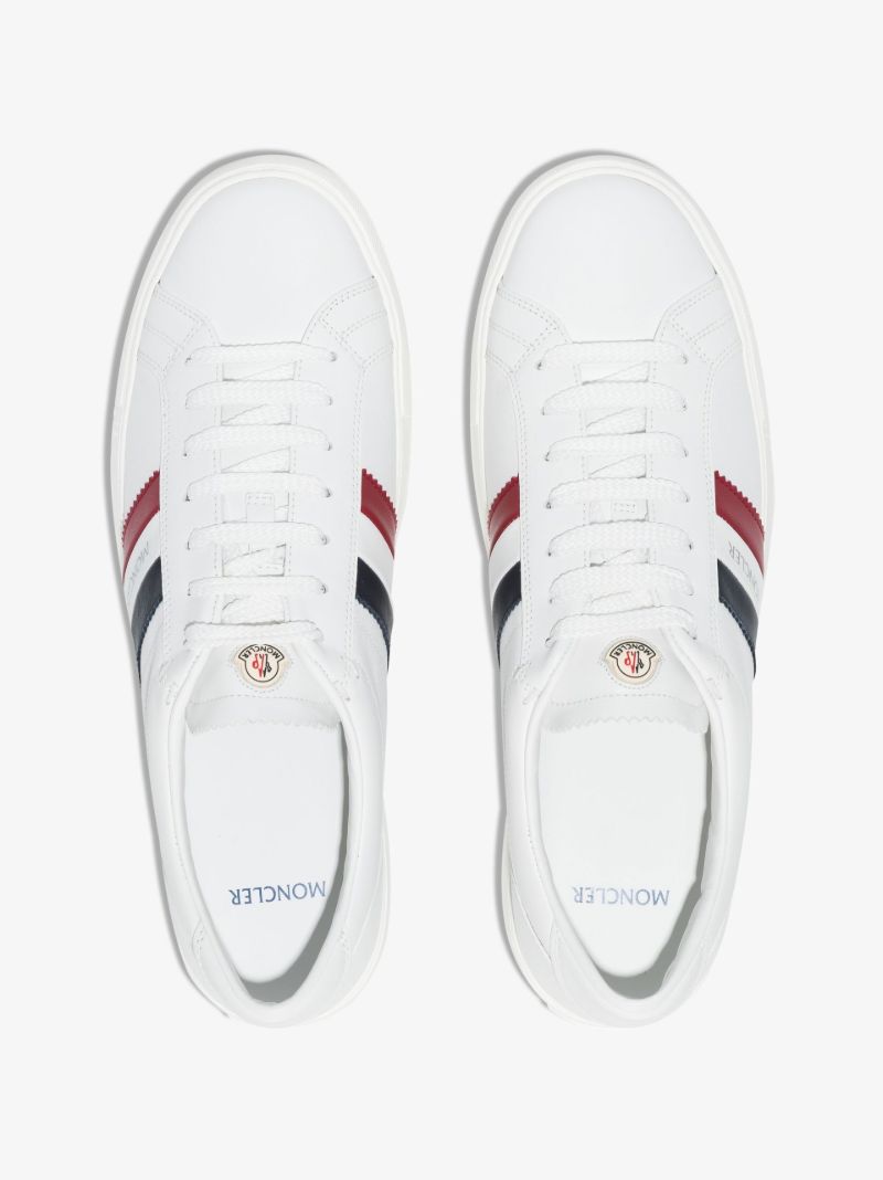 White New Monaco Leather Sneakers