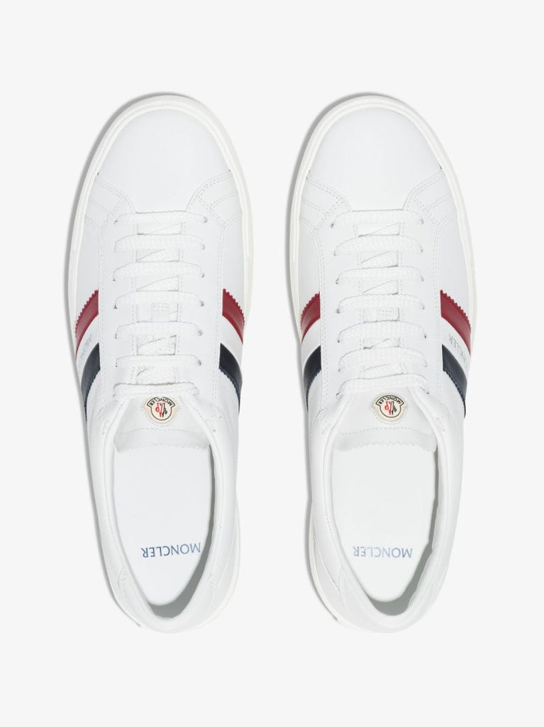 White New Monaco Leather Sneakers