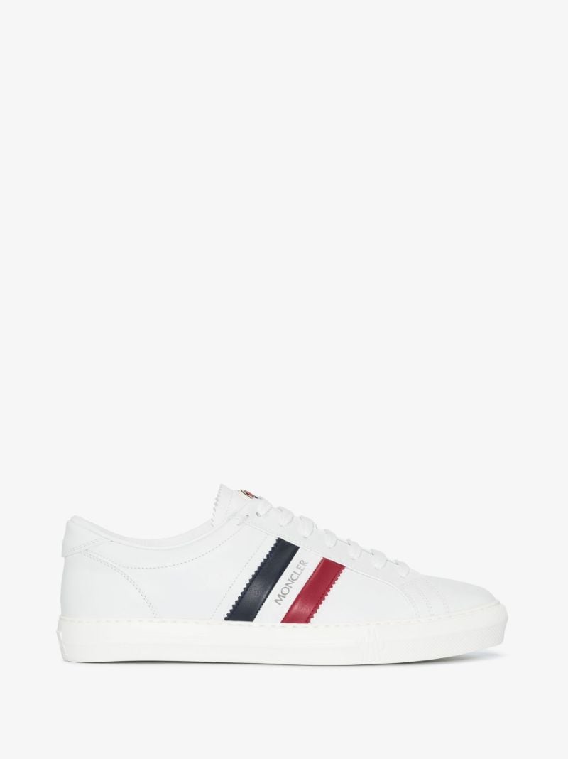 White New Monaco Leather Sneakers