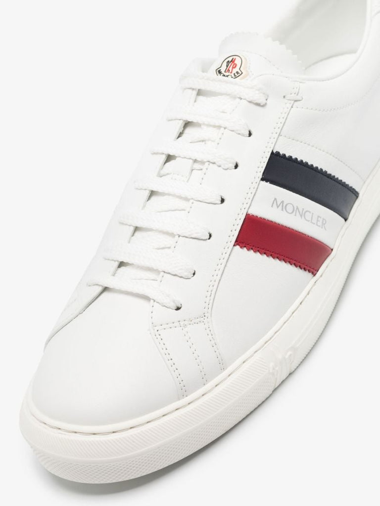 White New Monaco Leather Sneakers