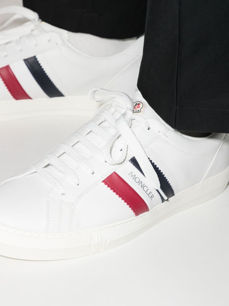 White New Monaco Leather Sneakers