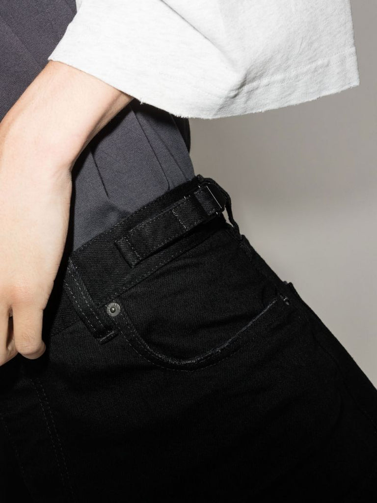 Black Destroyed Baggy Jeans