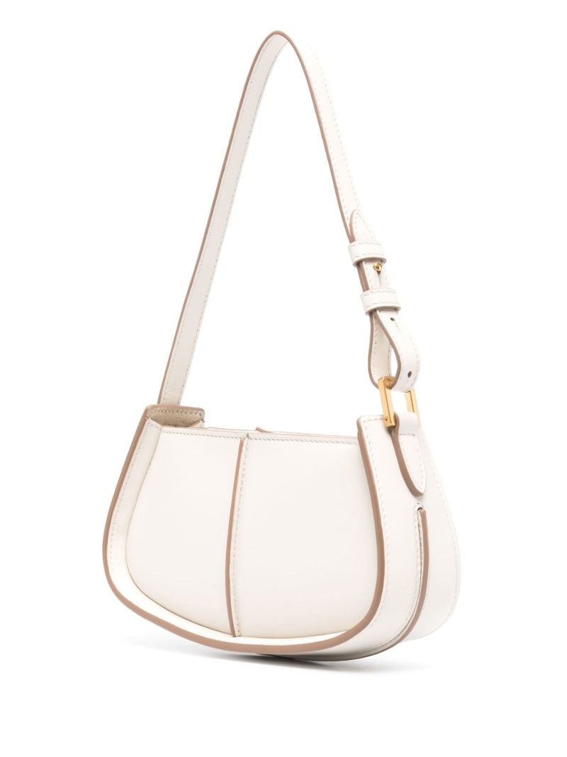White T Timeless Leather Shoulder Bag