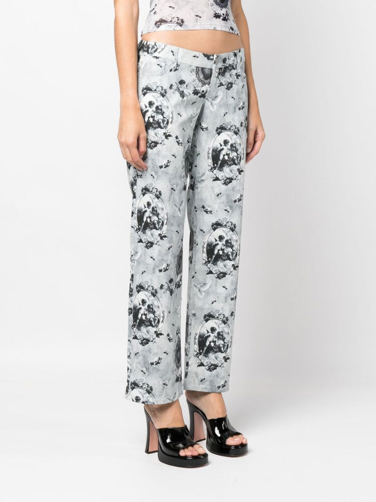 Grey Atlas Straight-leg Jeans