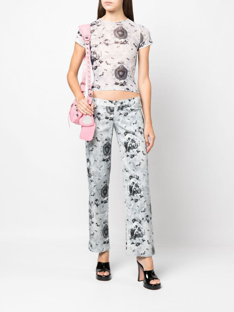 Grey Atlas Straight-leg Jeans