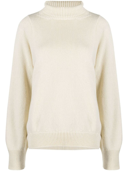White Lucy Turtleneck Sweater