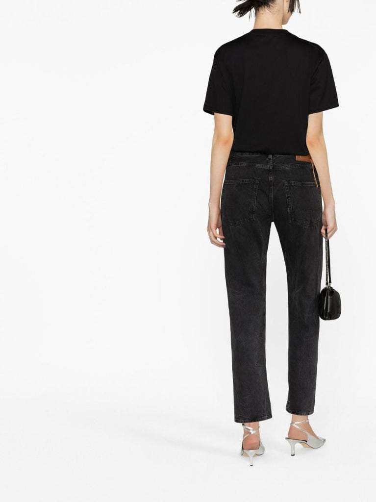 Black John Straight-leg Jeans