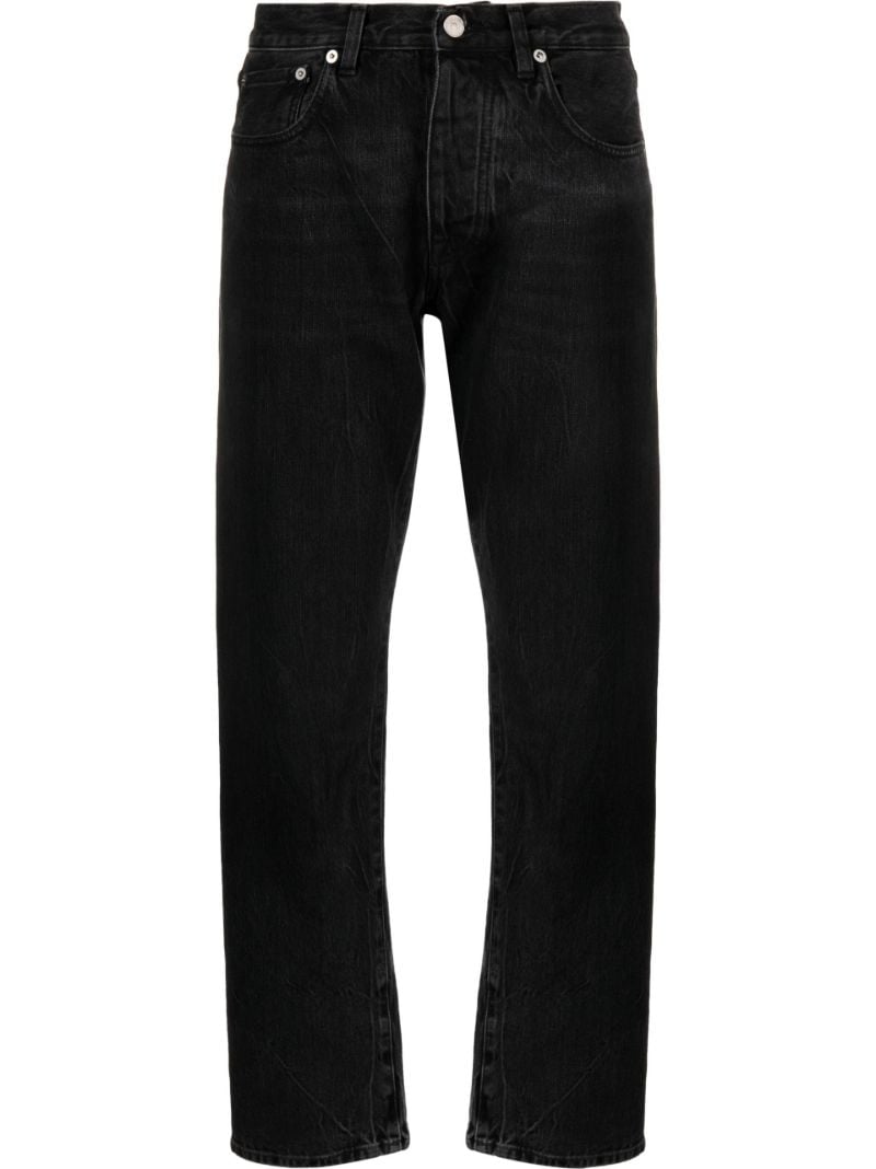 Black John Straight-leg Jeans