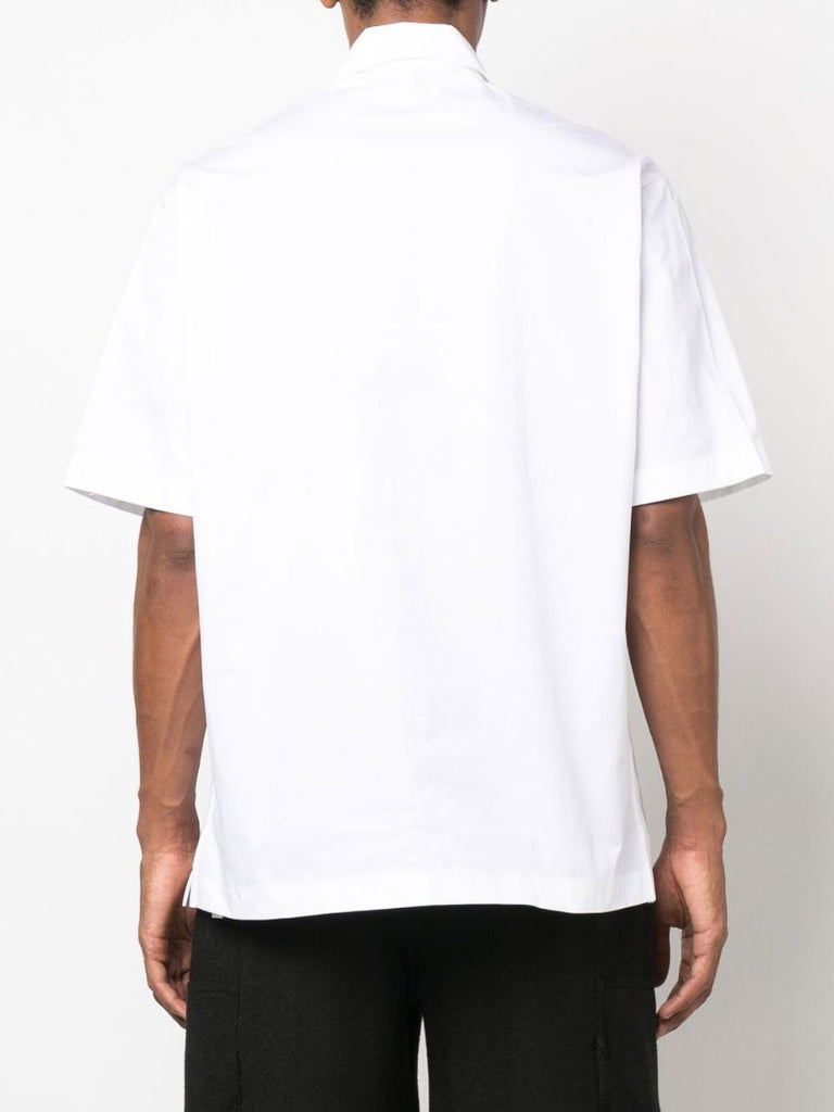 White Paperclip Holiday Cotton Shirt
