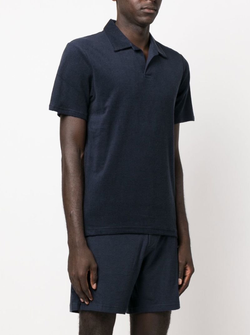 Blue Faustino Terry Polo Shirt