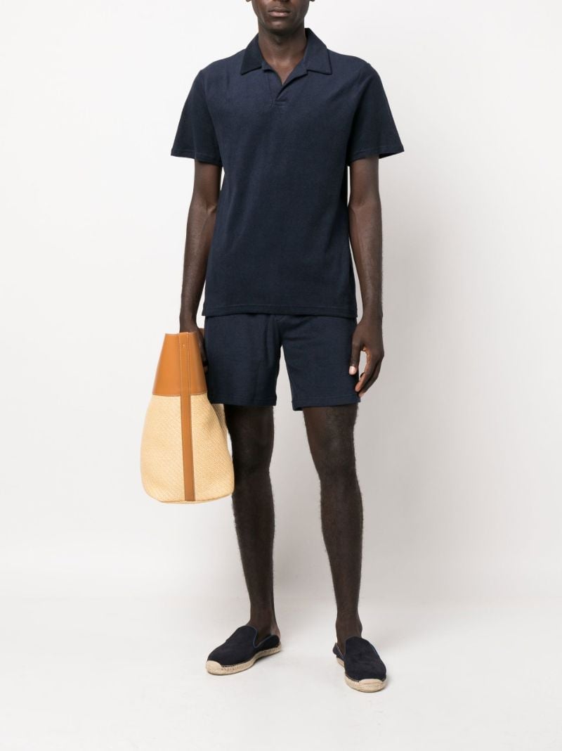 Blue Faustino Terry Polo Shirt