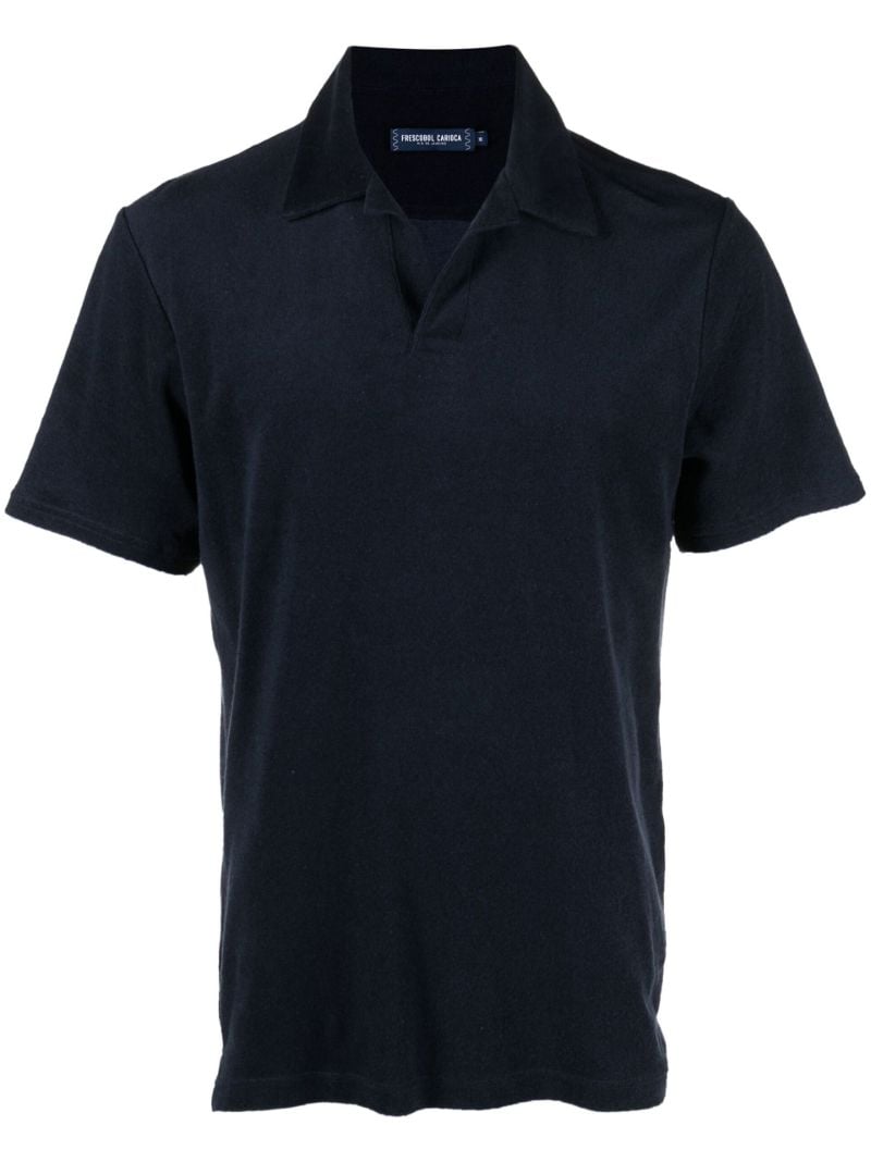 Blue Faustino Terry Polo Shirt