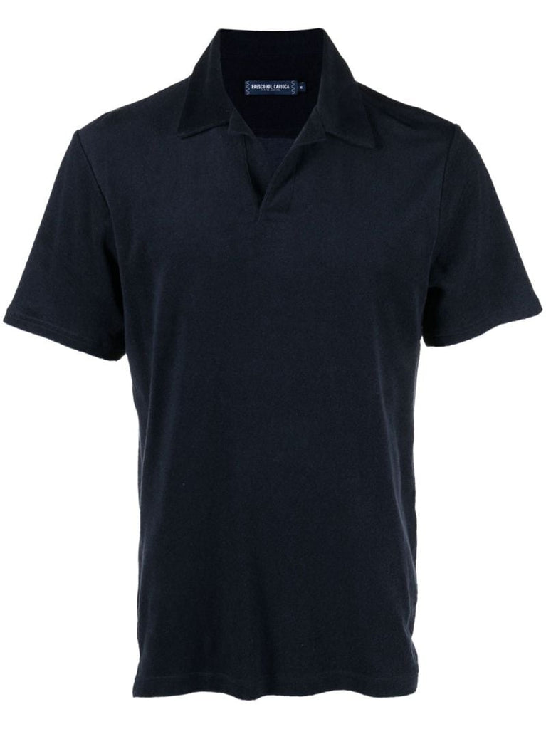 Blue Faustino Terry Polo Shirt