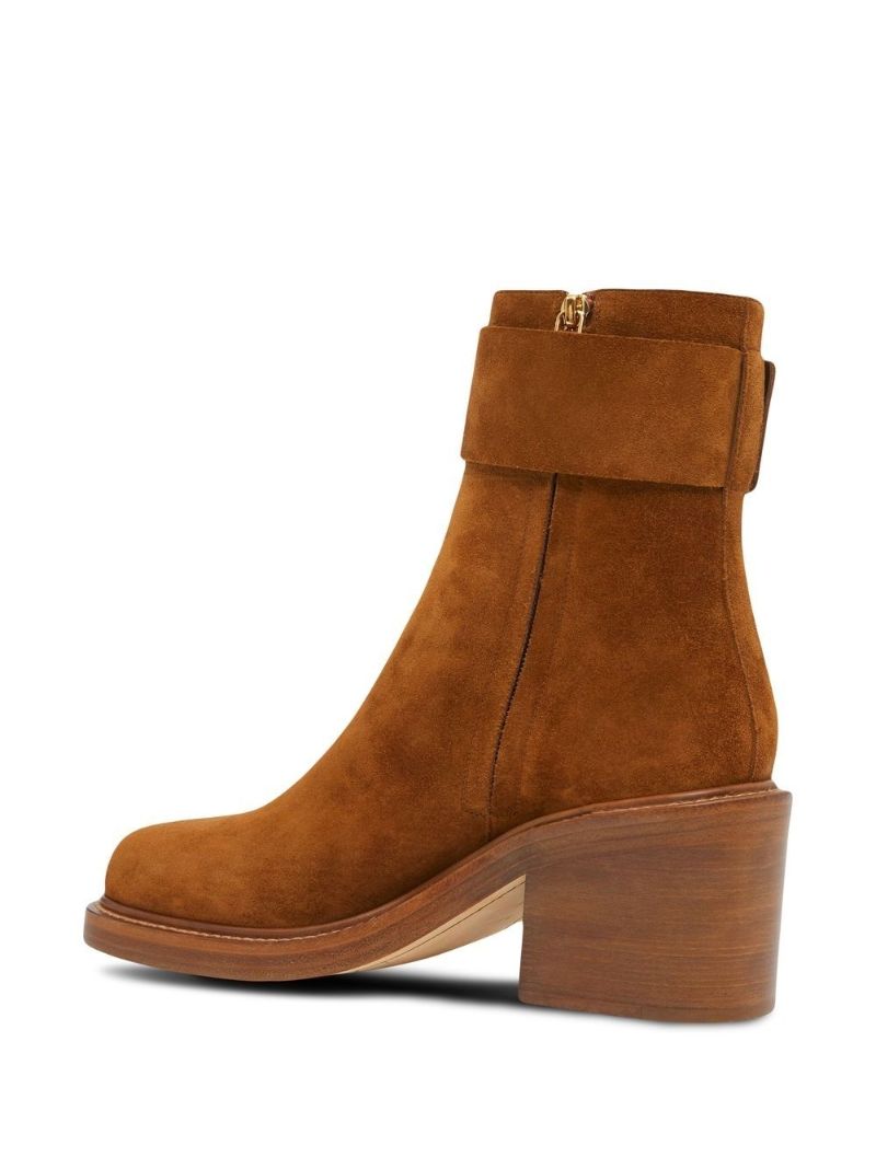 Brown Monogram 65 Suede Boots