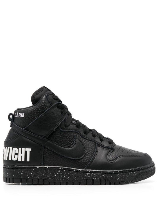 X Undercover Black Dunk High 1985 Leather Sneakers