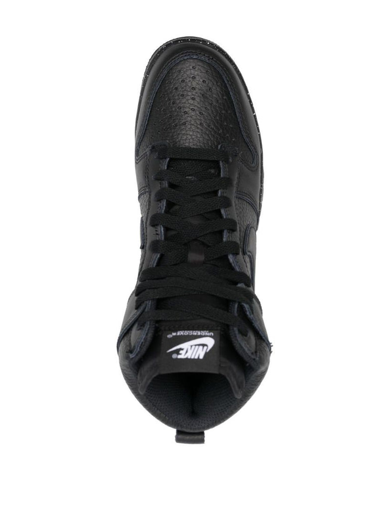 X Undercover Black Dunk High 1985 Leather Sneakers