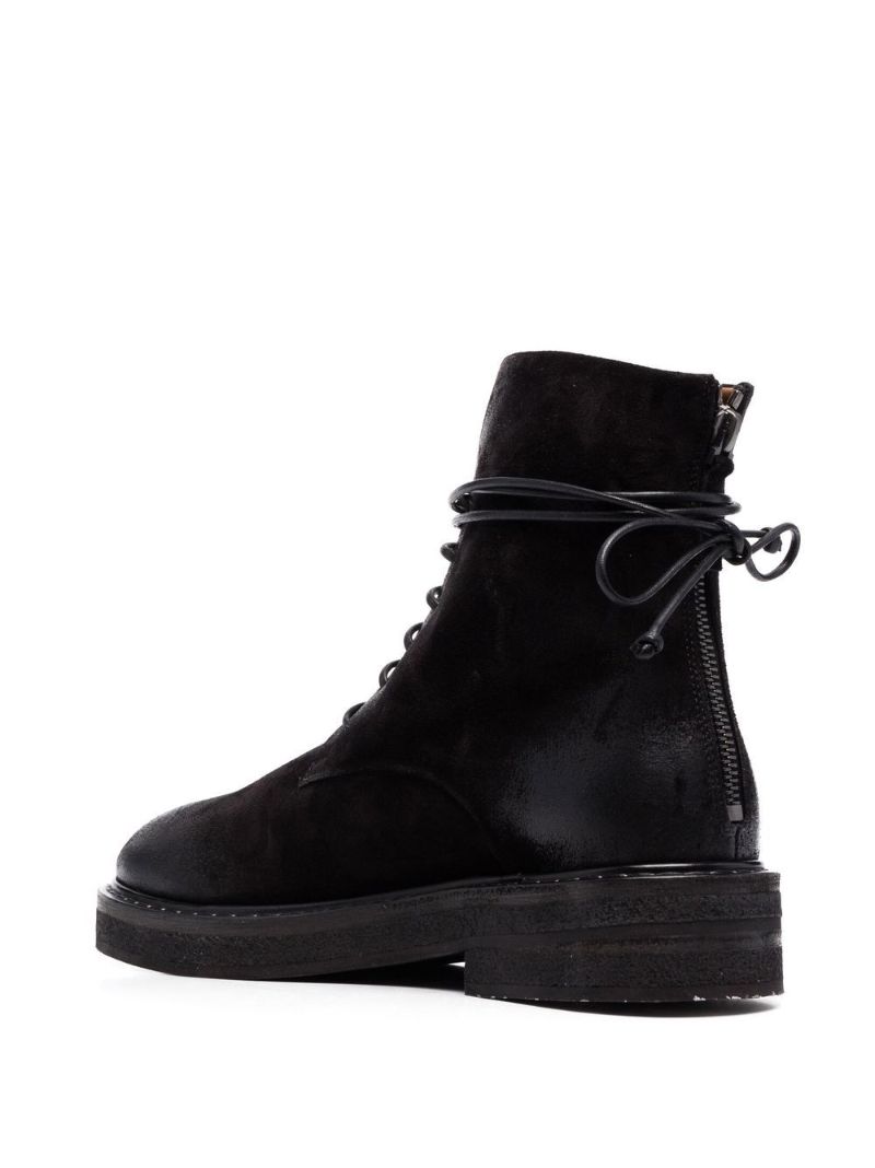 Black Parruca Leather Ankle Boots