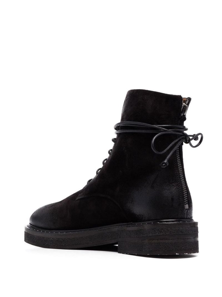Black Parruca Leather Ankle Boots