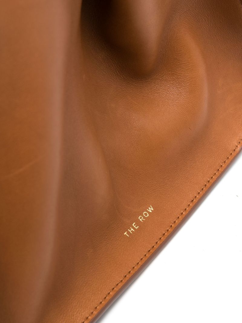 Brown Soft Margaux 15 Leather Tote Bag