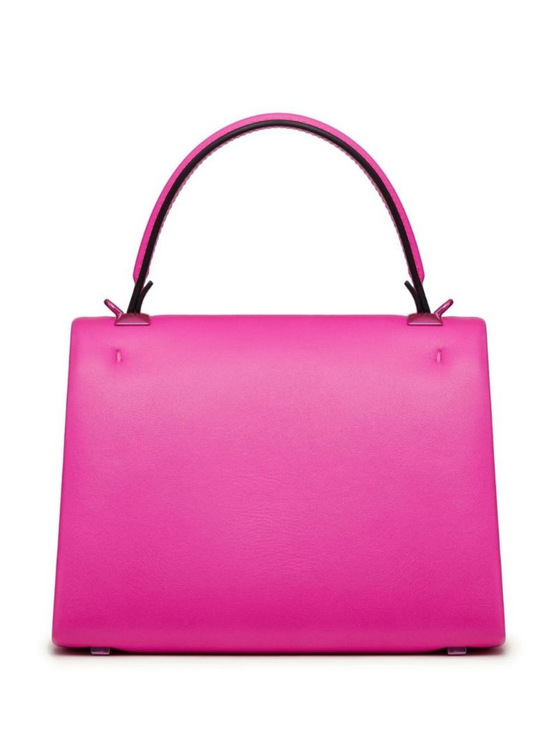 Pink Mini One Stud Leather Mini Tote Bag