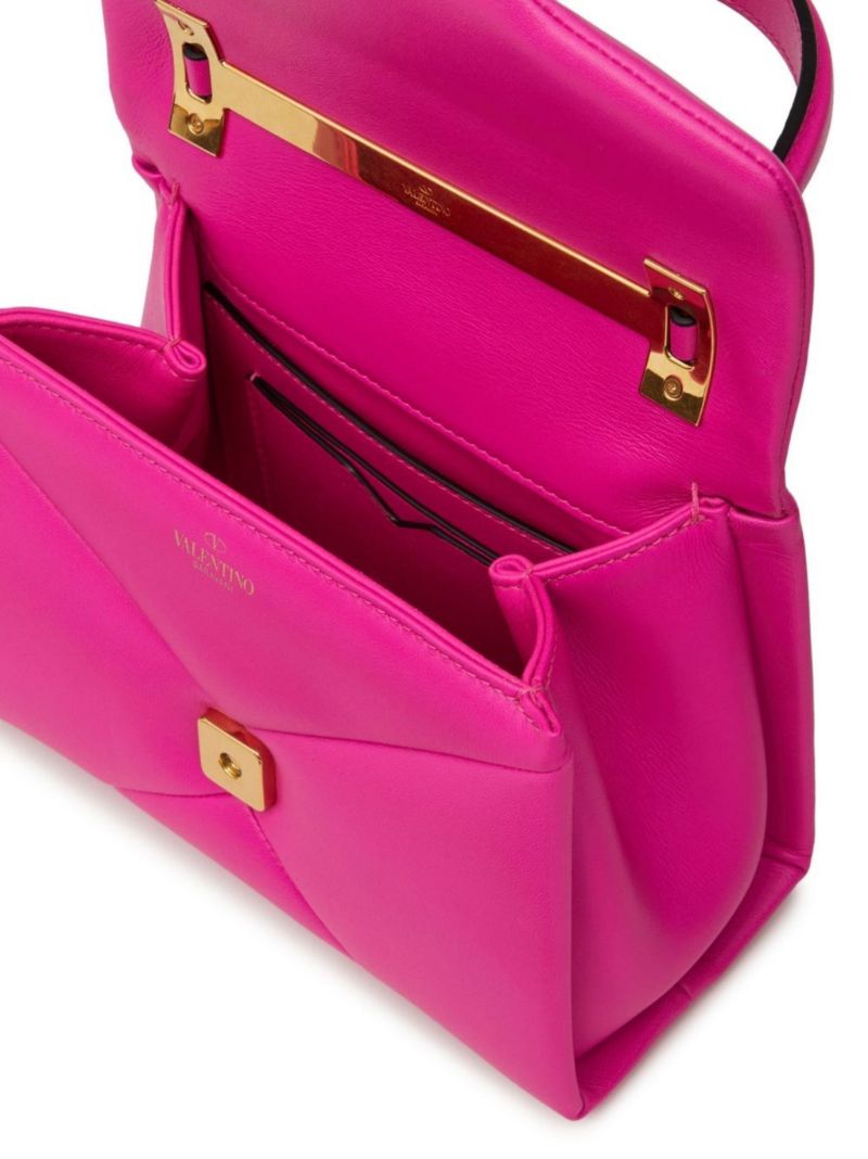 Pink Mini One Stud Leather Mini Tote Bag