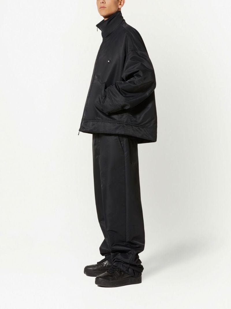 Black Roman Stud Lightweight Jacket