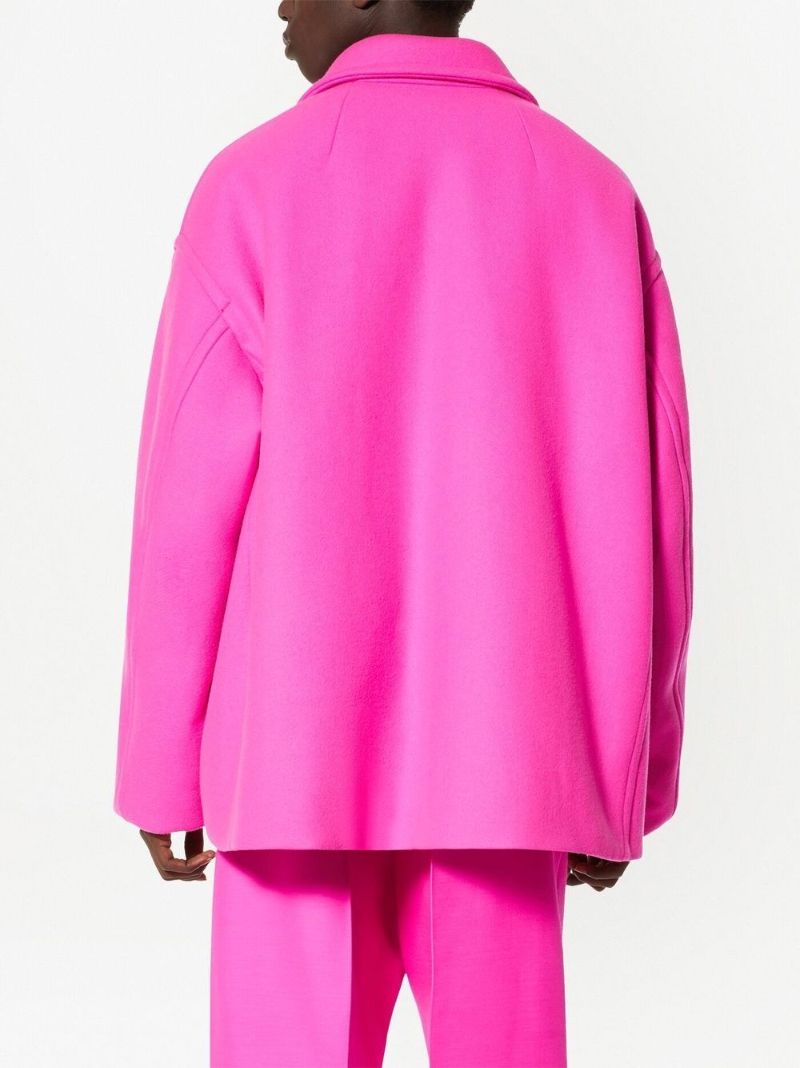 Pink Reversible Wool Jacket