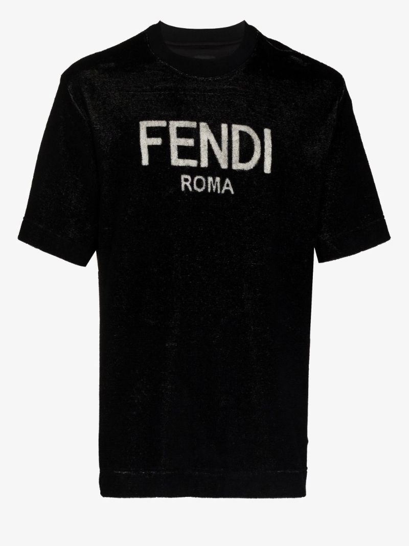 Black Logo Terry T-shirt