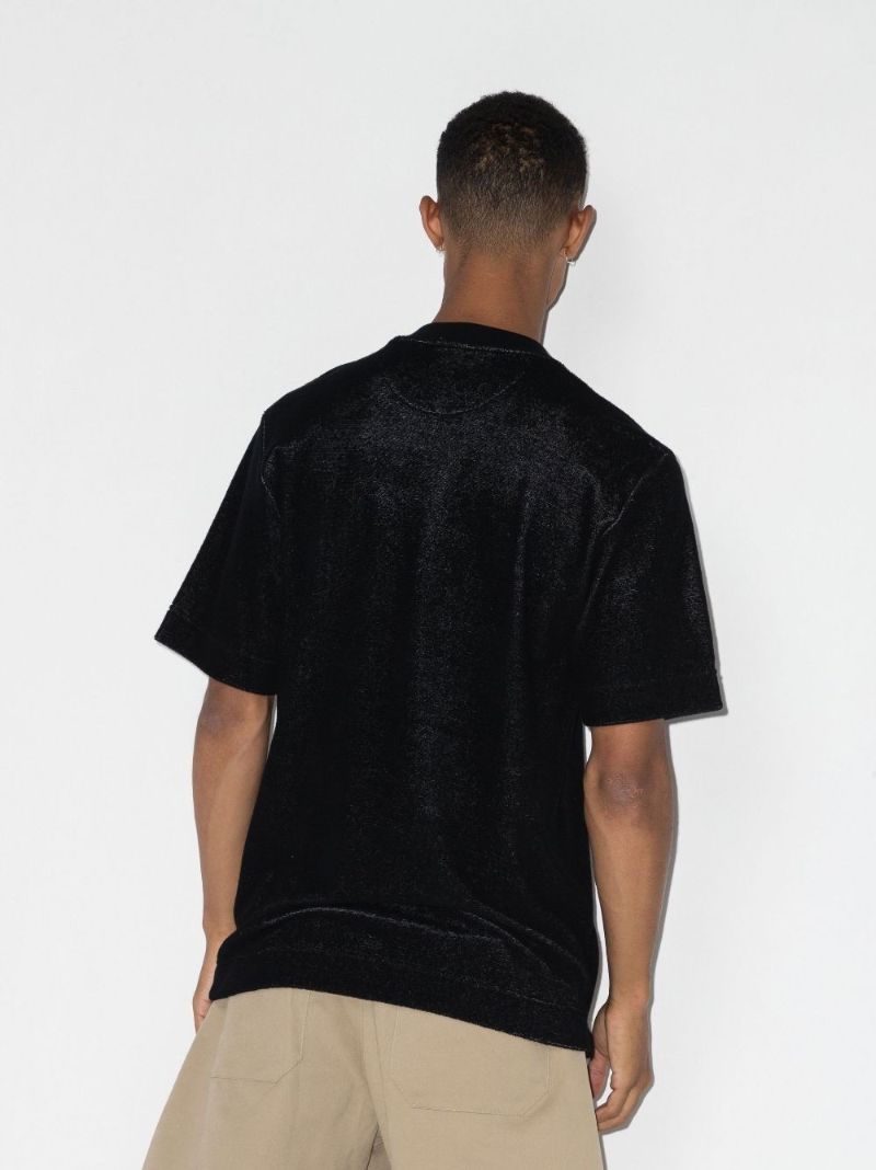 Black Logo Terry T-shirt