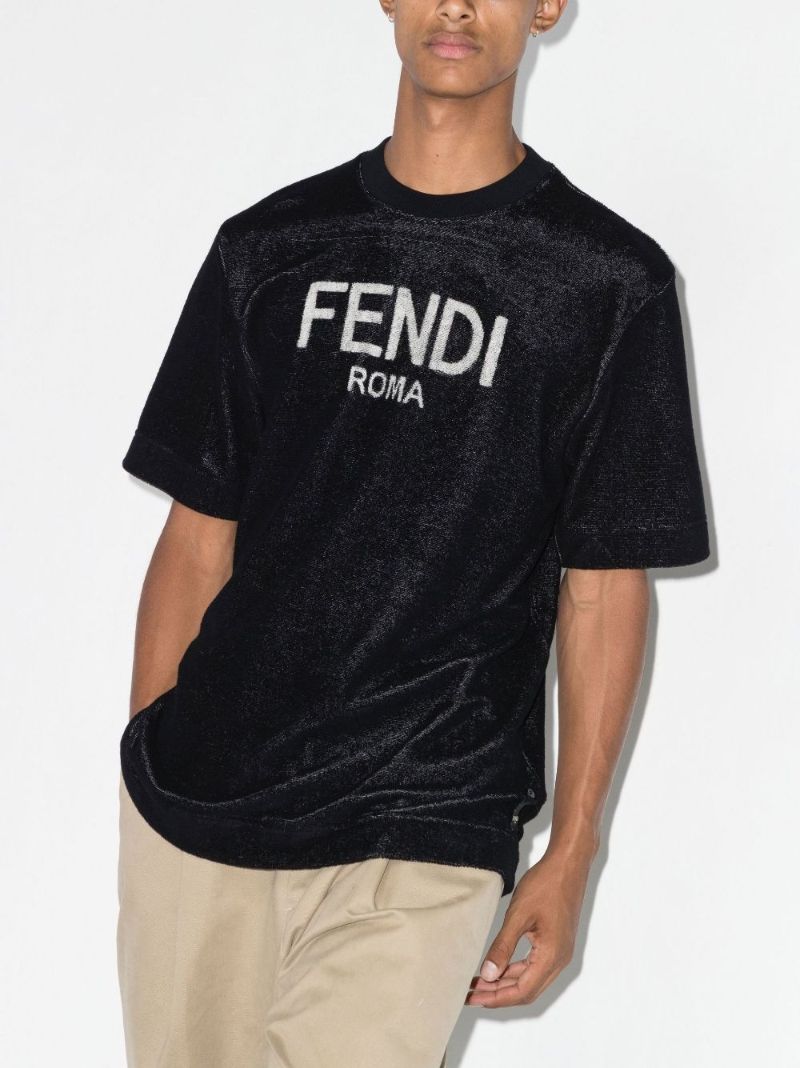 Black Logo Terry T-shirt