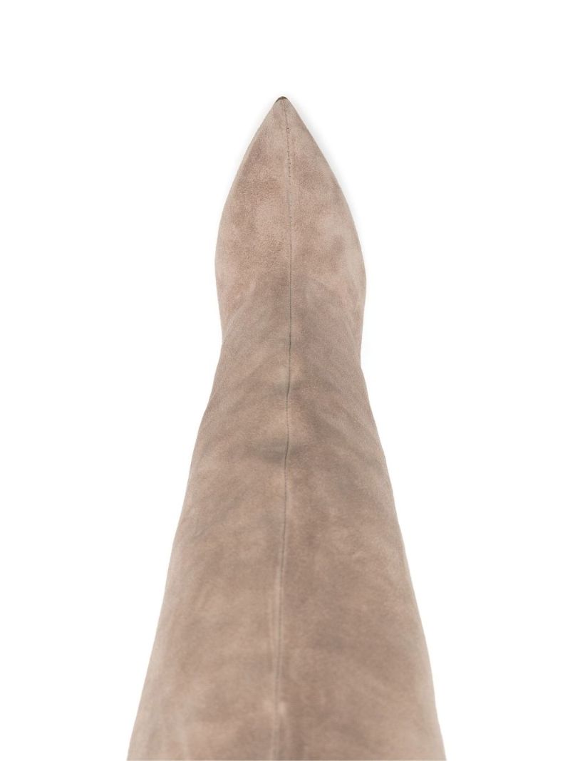 Neutral 105 Suede Over-the-knee Boots