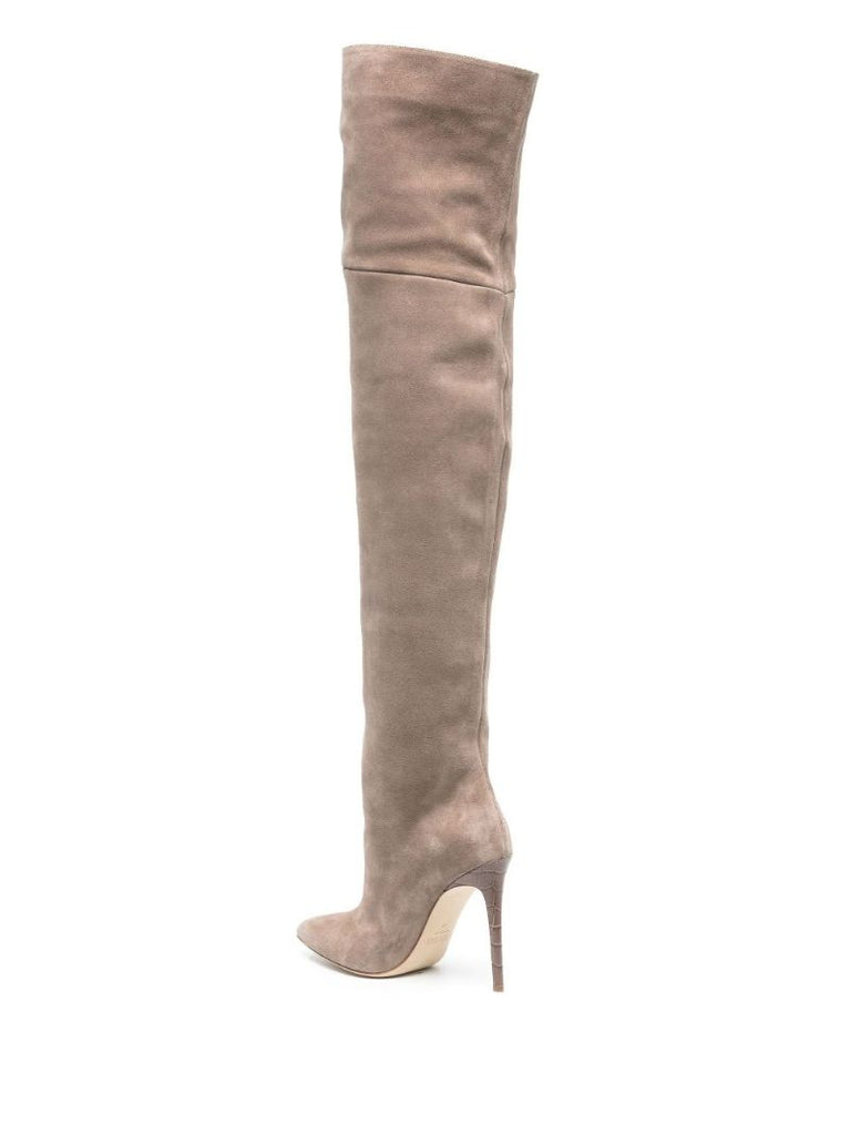 Neutral 105 Suede Over-the-knee Boots