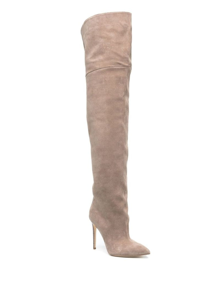 Neutral 105 Suede Over-the-knee Boots