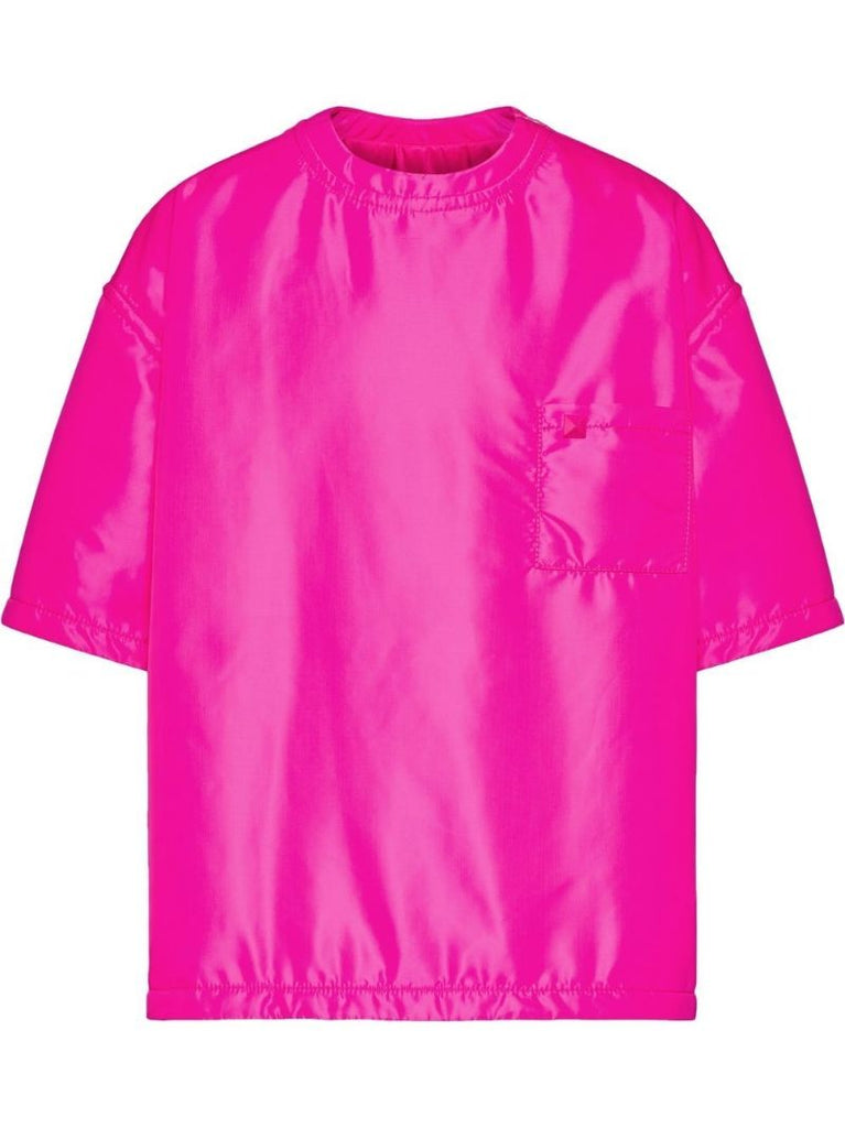 Pink Roman Stud Panelled T-shirt