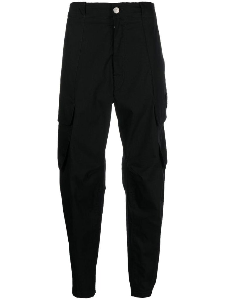 Black Cargo Trousers