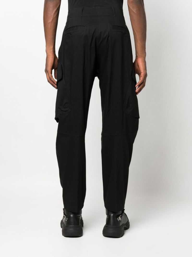 Black Cargo Trousers